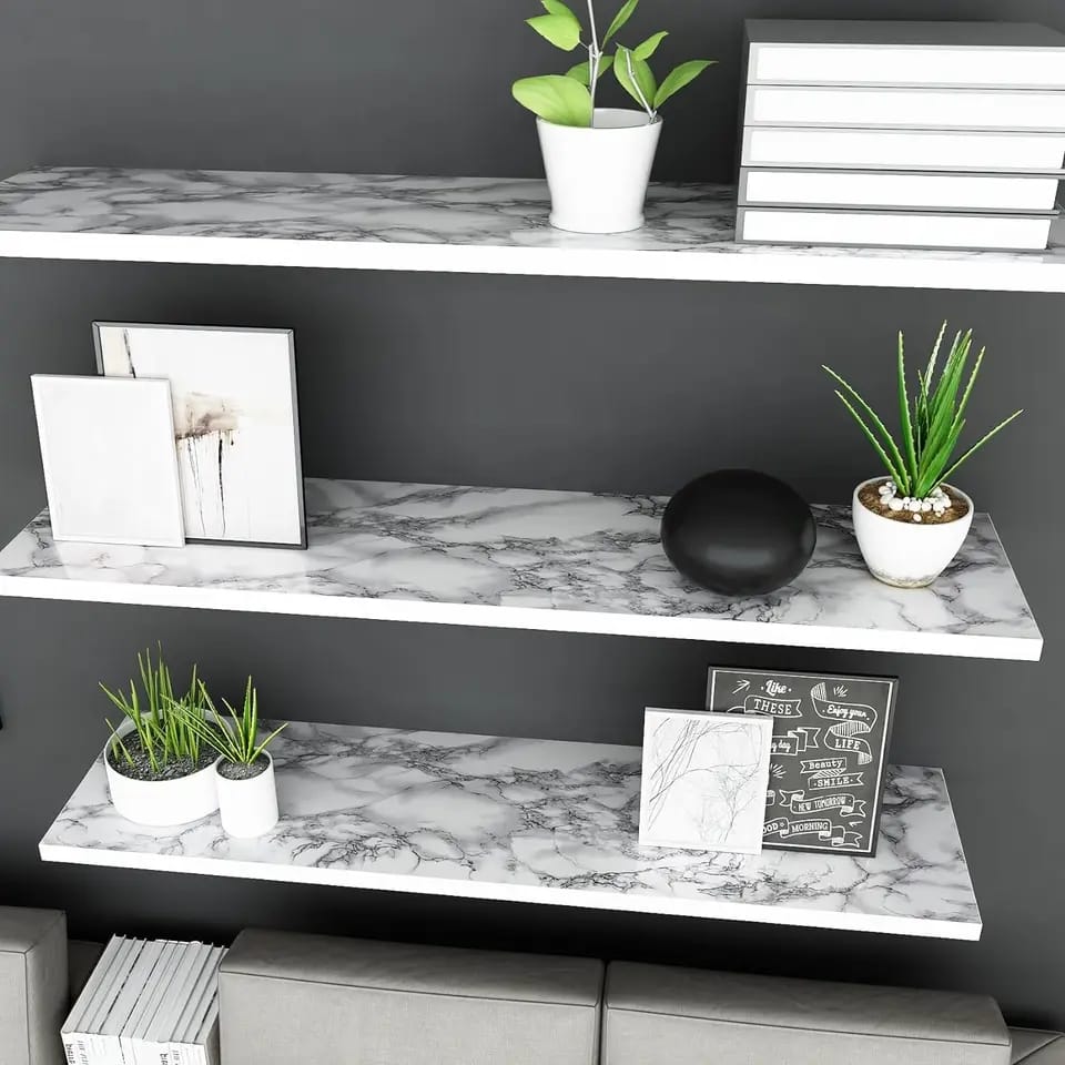 Self adhesive marble contact paper