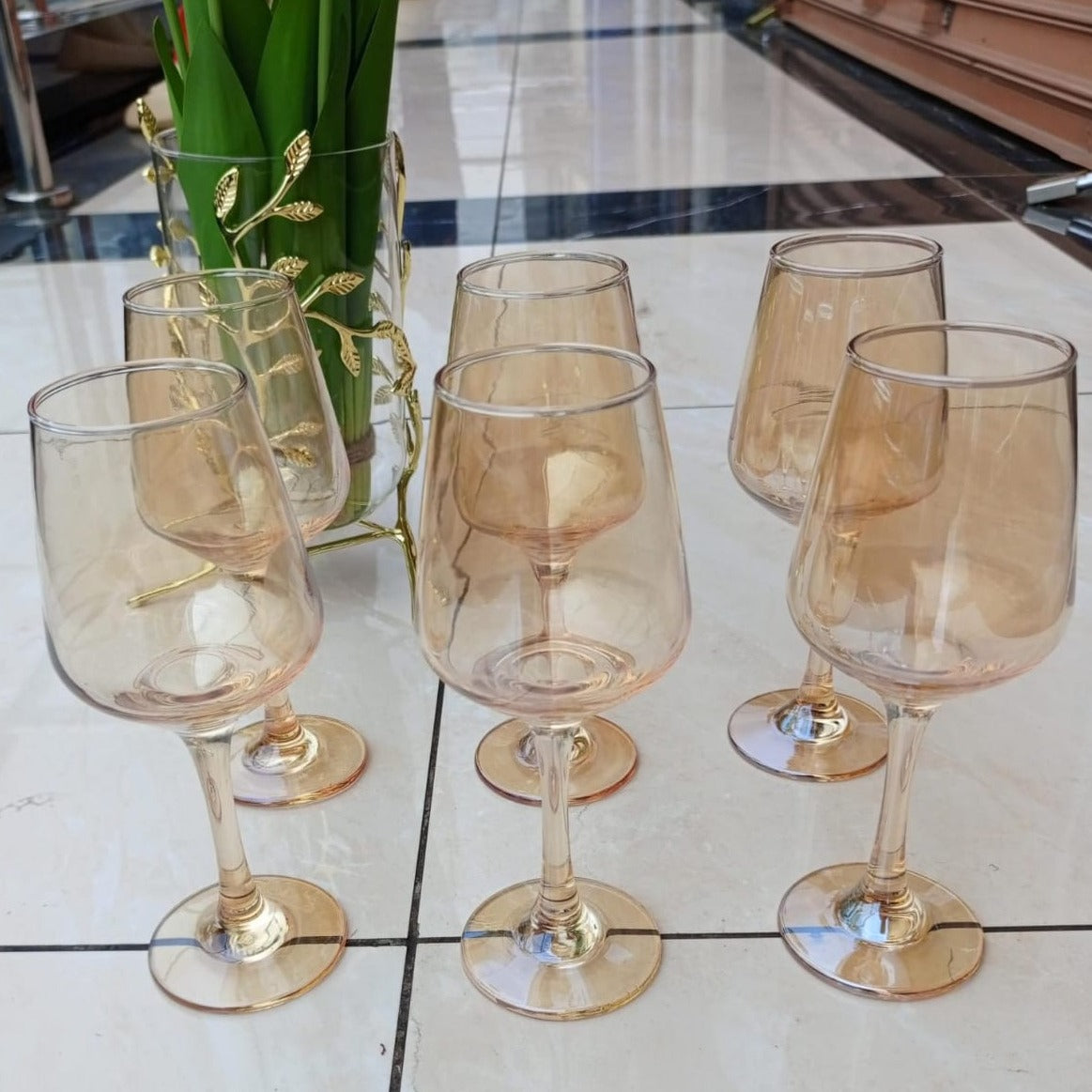 Gold Classy Wine glass