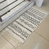 Bohemian Geometric Rugs with Tassles