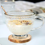 Set of 3 Romantic premium water/tea glass set