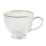 Set of 3 Romantic premium water/tea glass set