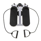 Mini Stepper with Resistance Bands Hydraulic Home Cardio Stepper with Digital Monitor for Home Workouts