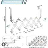 Retracting Behind the door 6 hook hanger