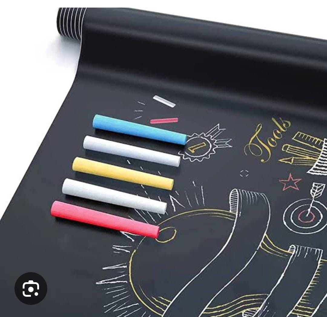 Adhesive Black Board Paper