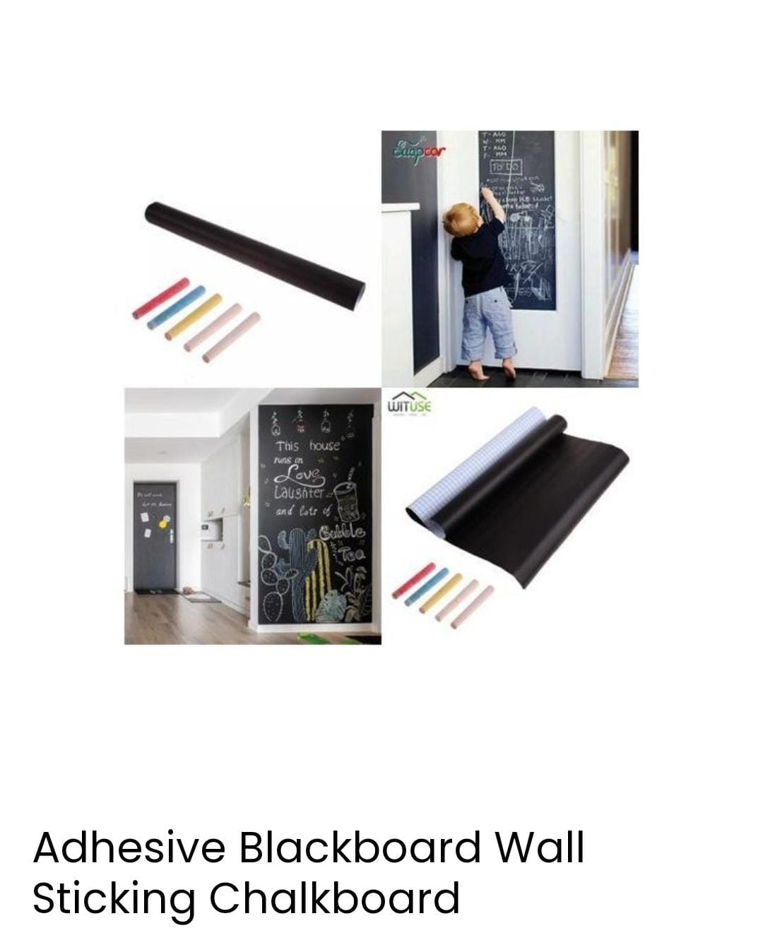 Adhesive Black Board Paper