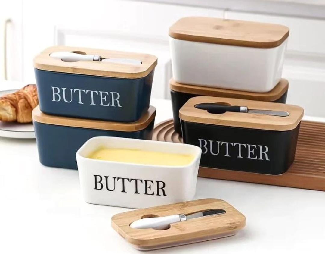 Butter spread kit Ceramic container.