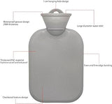 Cloth covered hot water bottle bag