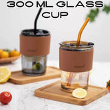 Glass smoothie cup