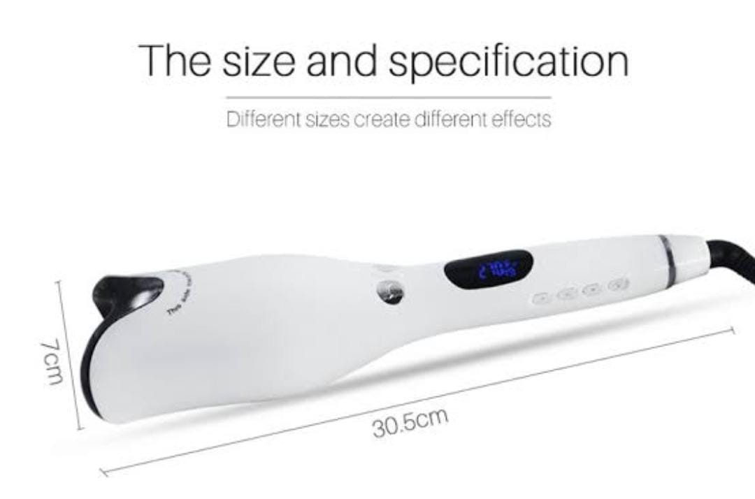 Hair spin and curl tool