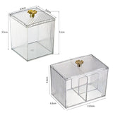 Double Multifunction Makeup Cotton Pad Storage Box