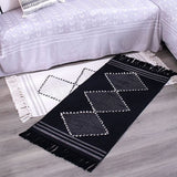Bohemian Geometric Rugs with Tassles