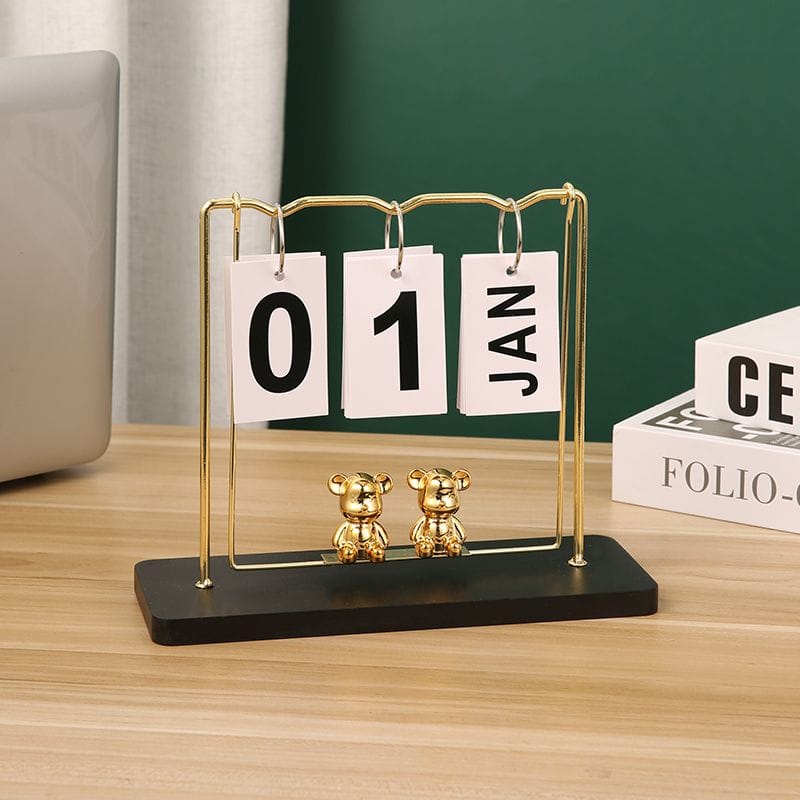 Creative Bear pendulum Swing Calendar