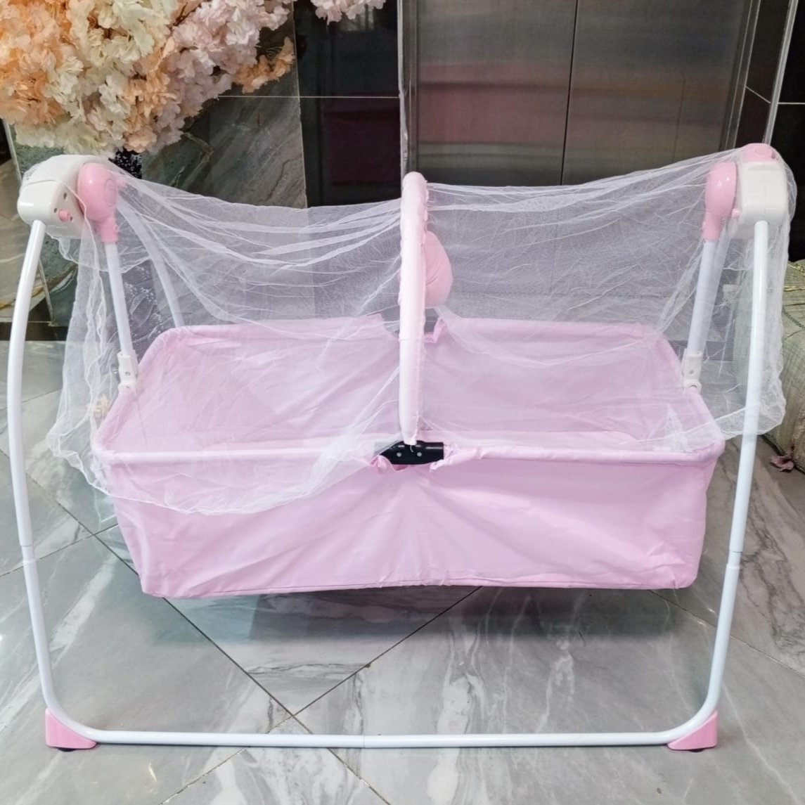 Bluetooth tooth enabled basinet