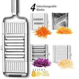 3 in 1 Vegetable Slicer (With 4Interchangeable Heads)