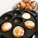 7 Holes Heavy Die Cast Vitumbua Pan