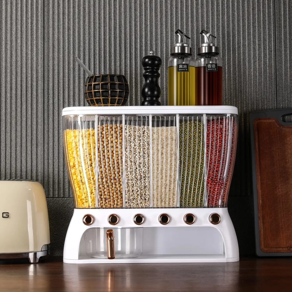 6 Grid Automatic Cereal Dispenser