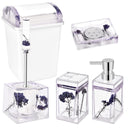 5pcs Water shell flower bathroom accessories set