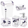 5pcs Water shell flower bathroom accessories set