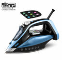 DSP Steam Iron with LED Display – 6 Fabric Presets, Ceramic Soleplate & Auto Power-Off