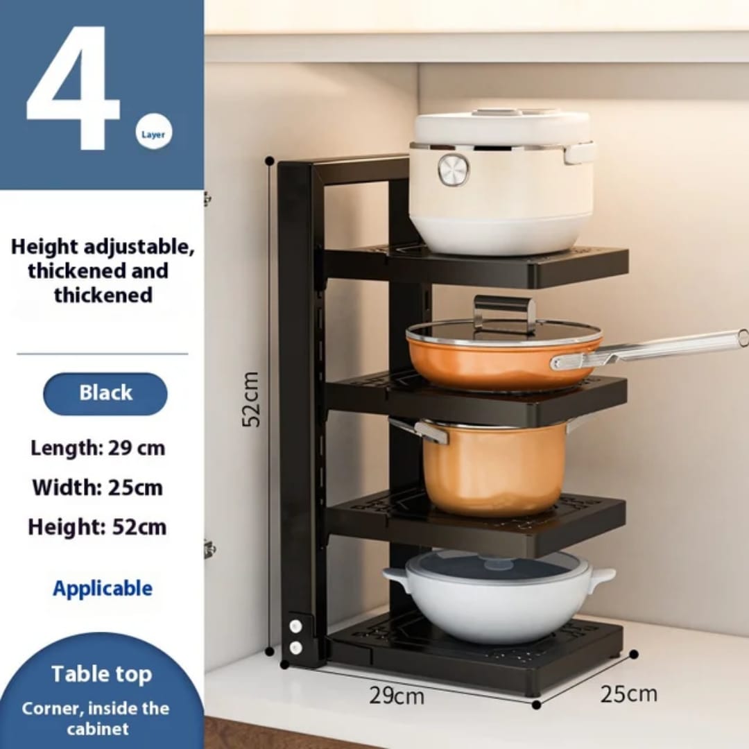 Multi-Layer Pot Storage Rack