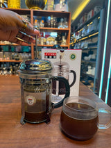 850ml French Press Coffee Maker – Heat-Resistant Borosilicate Glass with Stainless Steel Filter