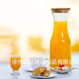 Glass carafe with bamboo Lids