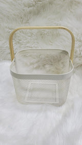 Multipurpose Mesh Storage Basket with Handles Fruit, Vegetables & Household Organizer