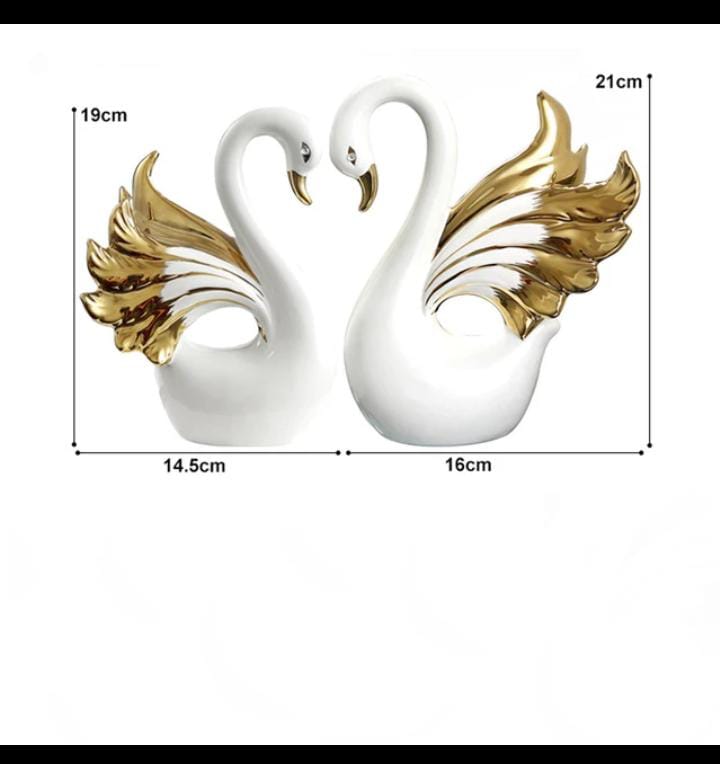 Nordic Ceramic Swan Ornament