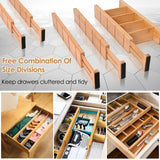 Multifunctional Bamboo drawer Dividers