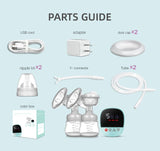 Rechargeable/intergrated double electric pump