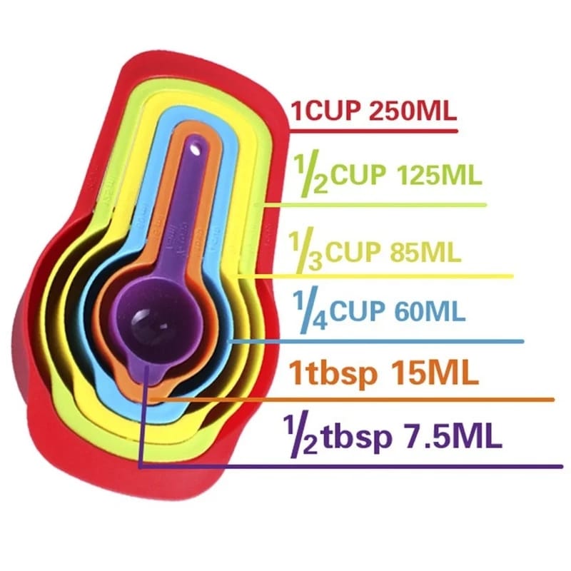 6 in 1 Measuring cups