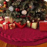 Christmas Knitted Tree Skirt