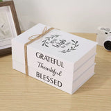 3pc Decorative Books Set with Rope – Modern Home Decor Accent