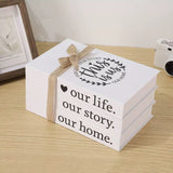 3pc Decorative Books Set with Rope – Modern Home Decor Accent