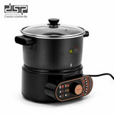 DSP Ugali Cooker 6.0L - Automatic Stirring with Non-Stick Aluminium Pot & 60-Minute Timer