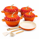 9PCS OSFE PUMPKIN Granite cookware set