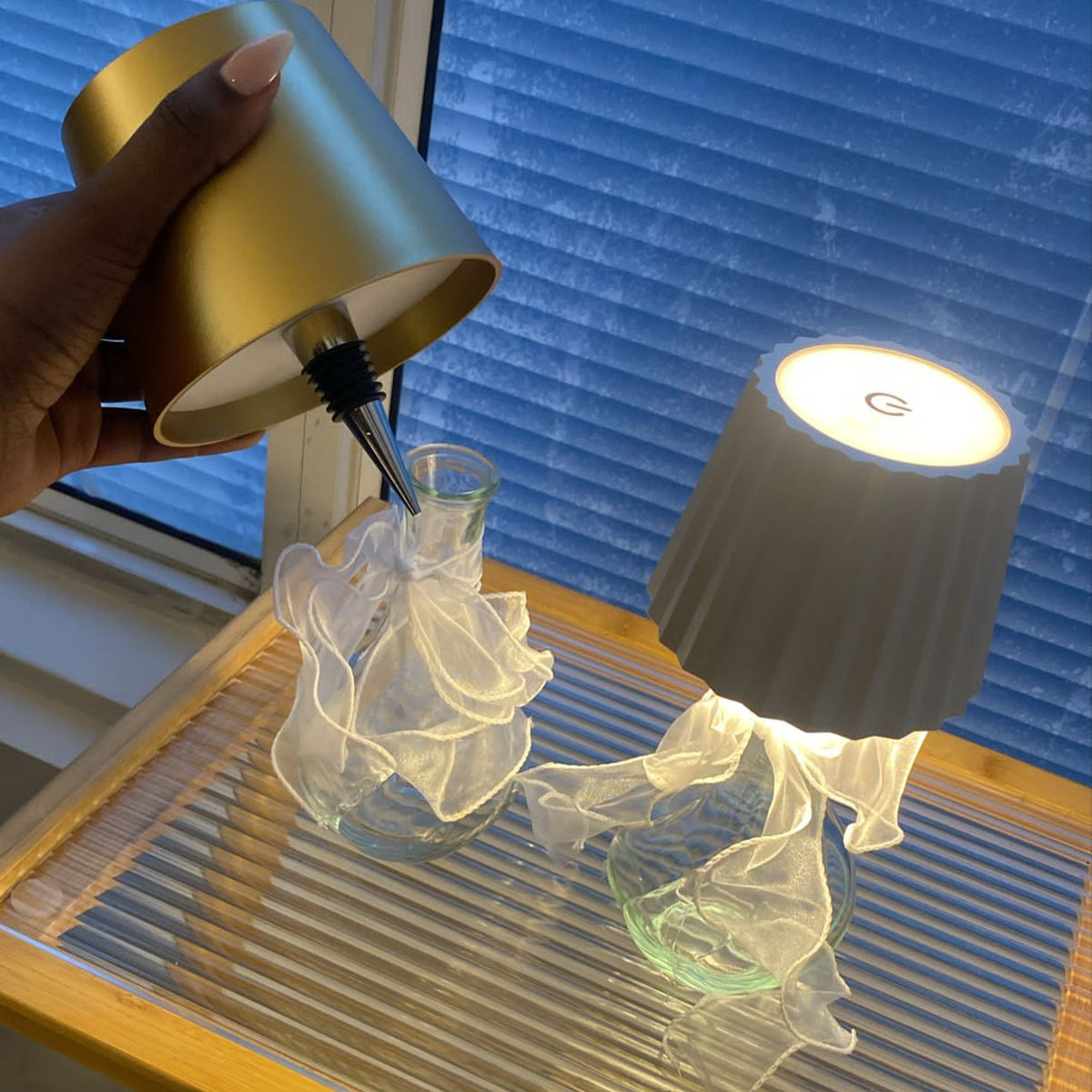 Wireless LED Bottle Lamp with Ribbon – Homelux Kenya