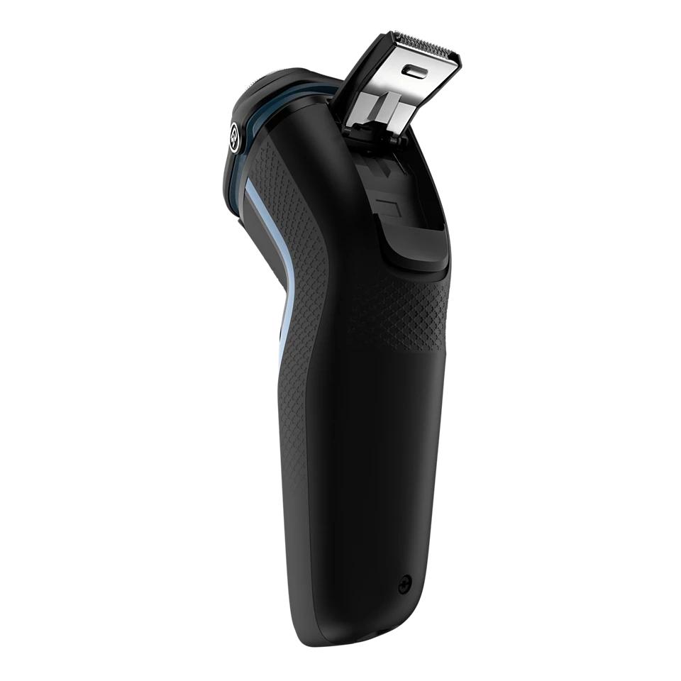 Philips 3000 Series Wet & Dry Electric Shaver - PowerCut Blades, 5D Pivot & Flex Heads, Pop-Up Trimmer, 60 Min Cordless