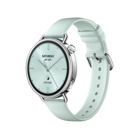 Xiaomi Watch S4 41mm Smartwatch Mint Green Fluororubber Strap