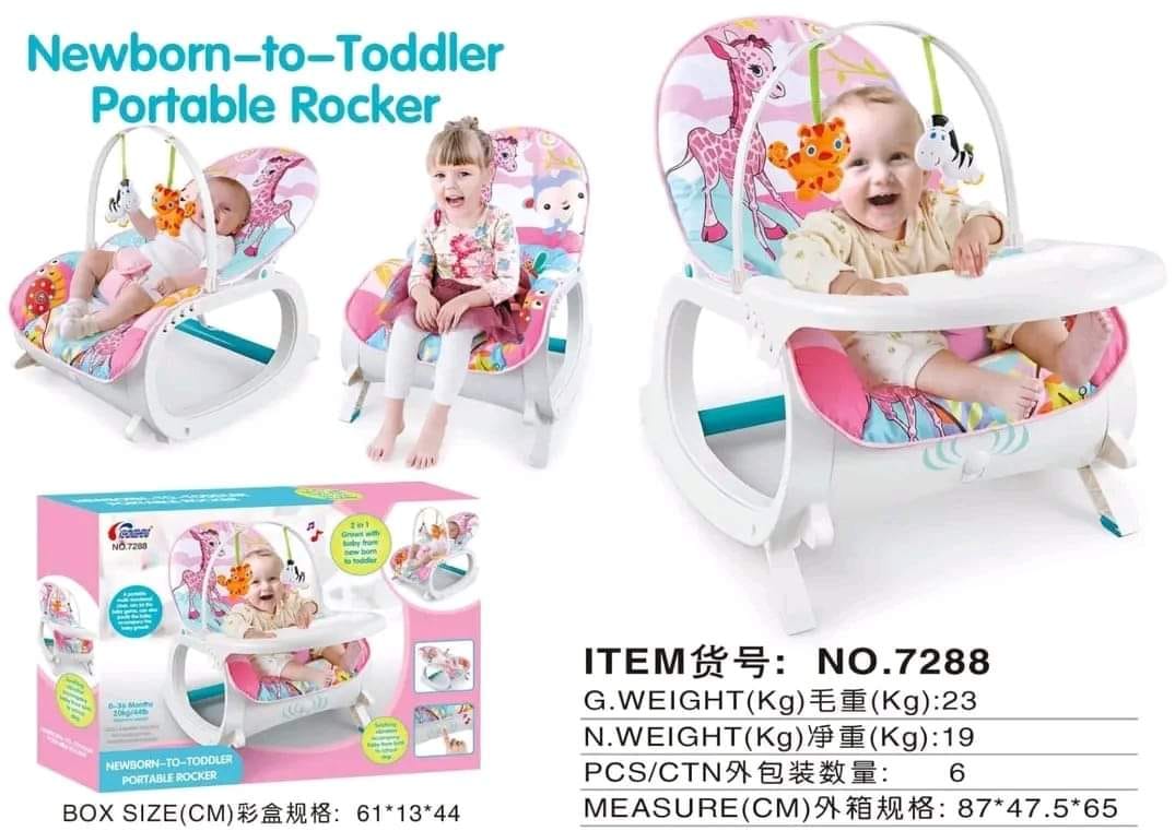 Newborn to toddler portable rocker