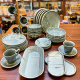 39pcs Elegant Double Glaze European Porcelain Dinner Set