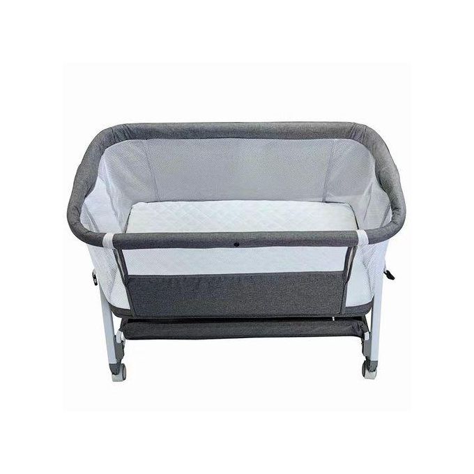 Baby co-sleeper with adjustable height.