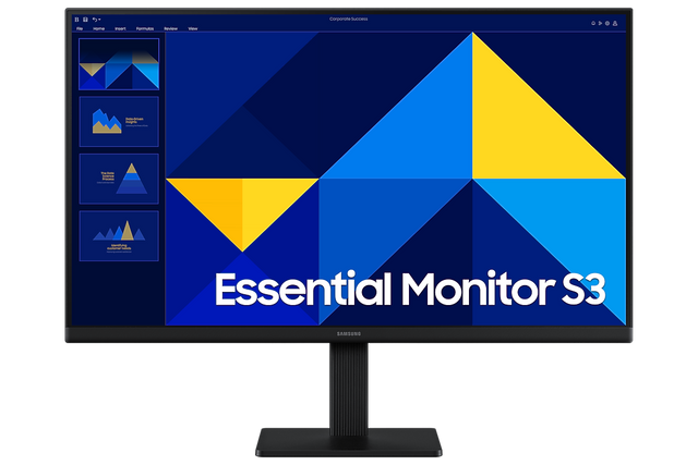 Samsung 24 inch Essential Monitor S3 S30GD front