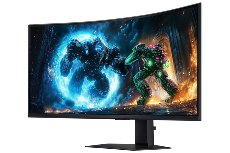 Samsung 40 inch Odyssey G7 G75F curved angle
