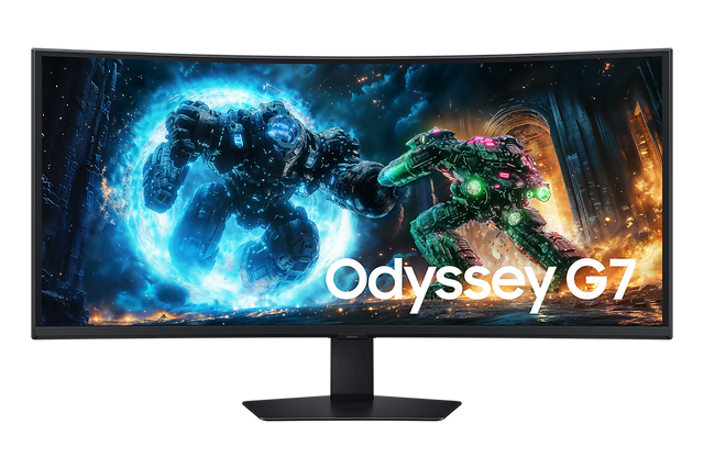 Samsung 40 inch Odyssey G7 G75F curved front