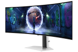 Samsung 49 inch Odyssey OLED G9 G93SD silver angle