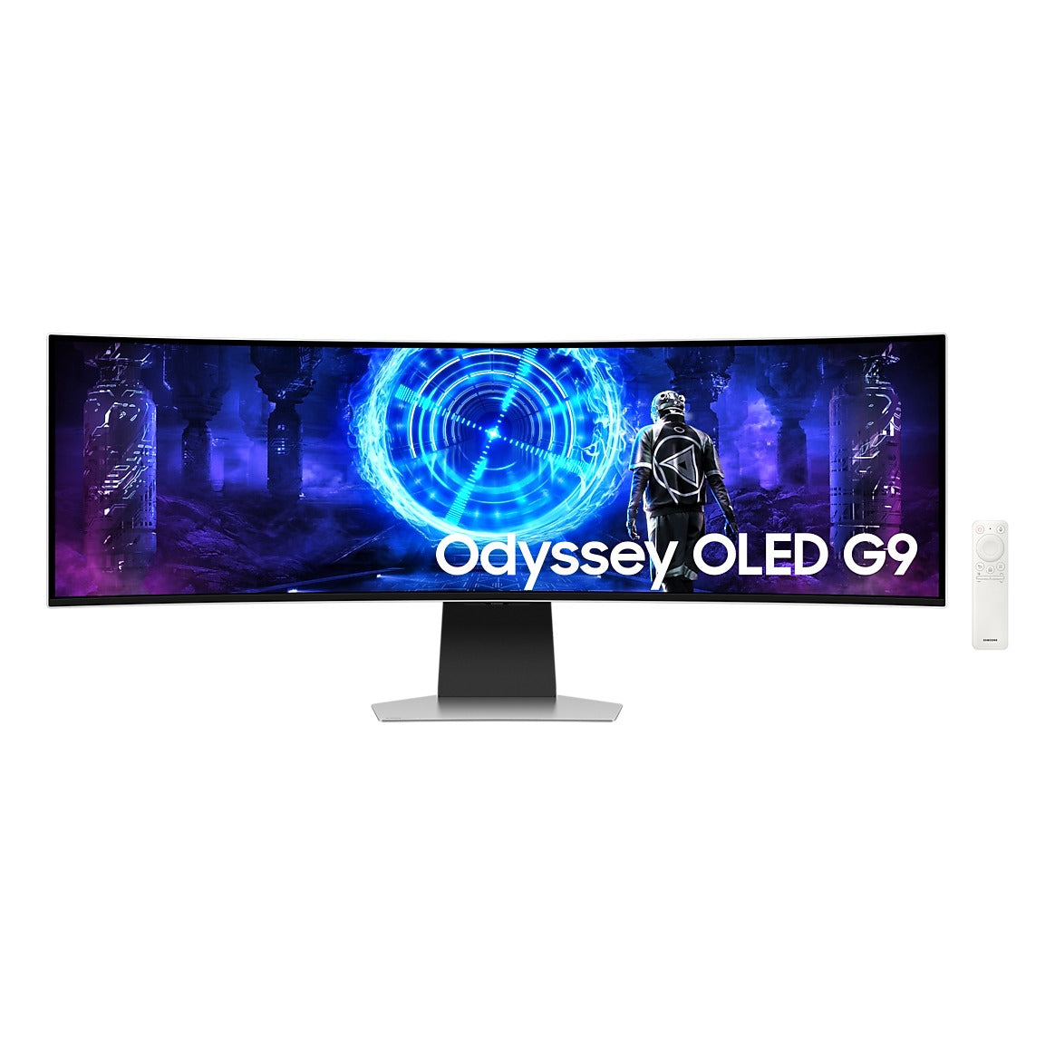 Samsung 49 Inch Odyssey OLED G9 (G95SD) Smart Super Ultrawide Curved Gaming Monitor | QD-OLED DQHD, 240Hz, Gaming Hub, Speakers