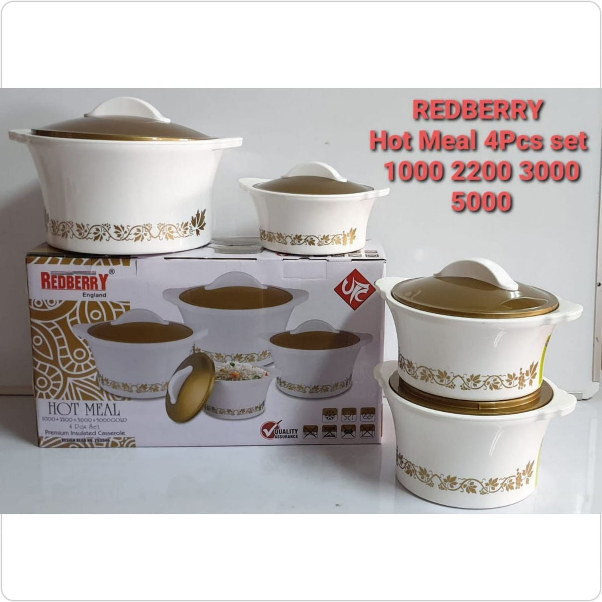 4pcs Insulated Hotpot