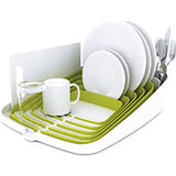 The integrated drain spout built into the Joseph Joseph Arena dish rack.