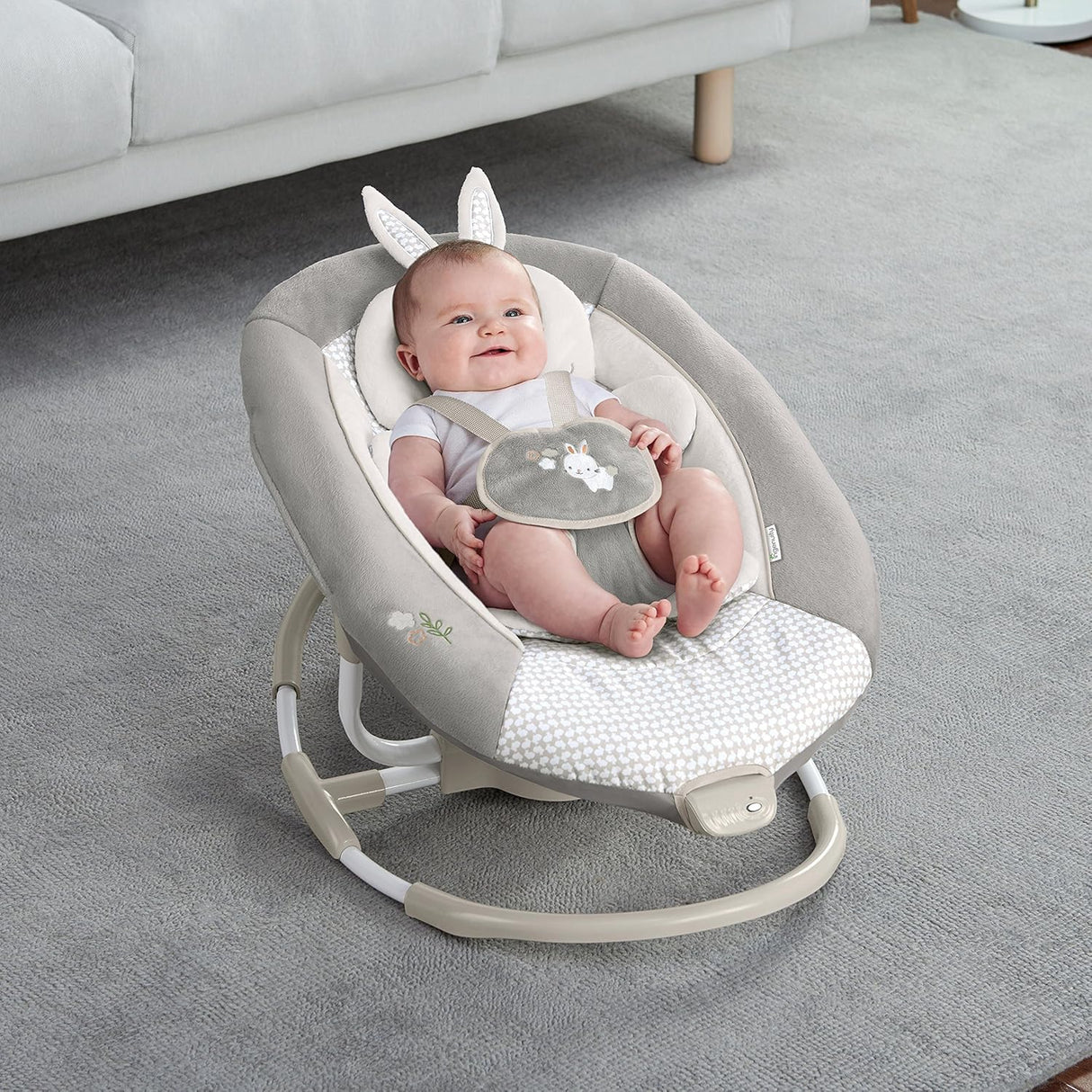 Ingenuity InLighten 2-in-1 Baby Swing & Rocker with Attached Toys